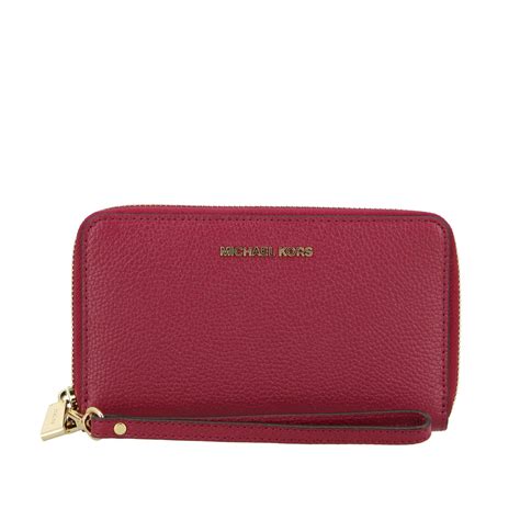 michael kors multifunction travel wallet|michael kors dark cherry wallet.